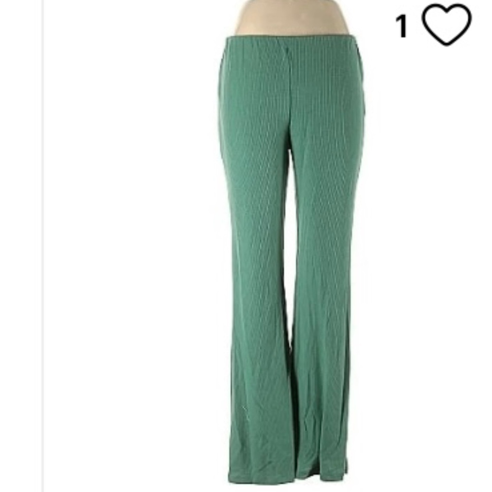 Live to be Spoiled Ribbed Flair Pants Sz L